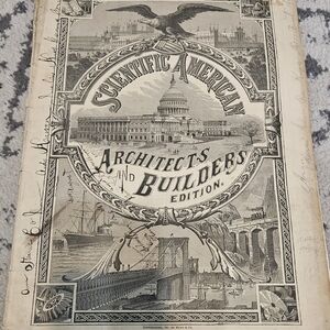 December 1891 Scientific American Magazine- Architects and Builders Edition